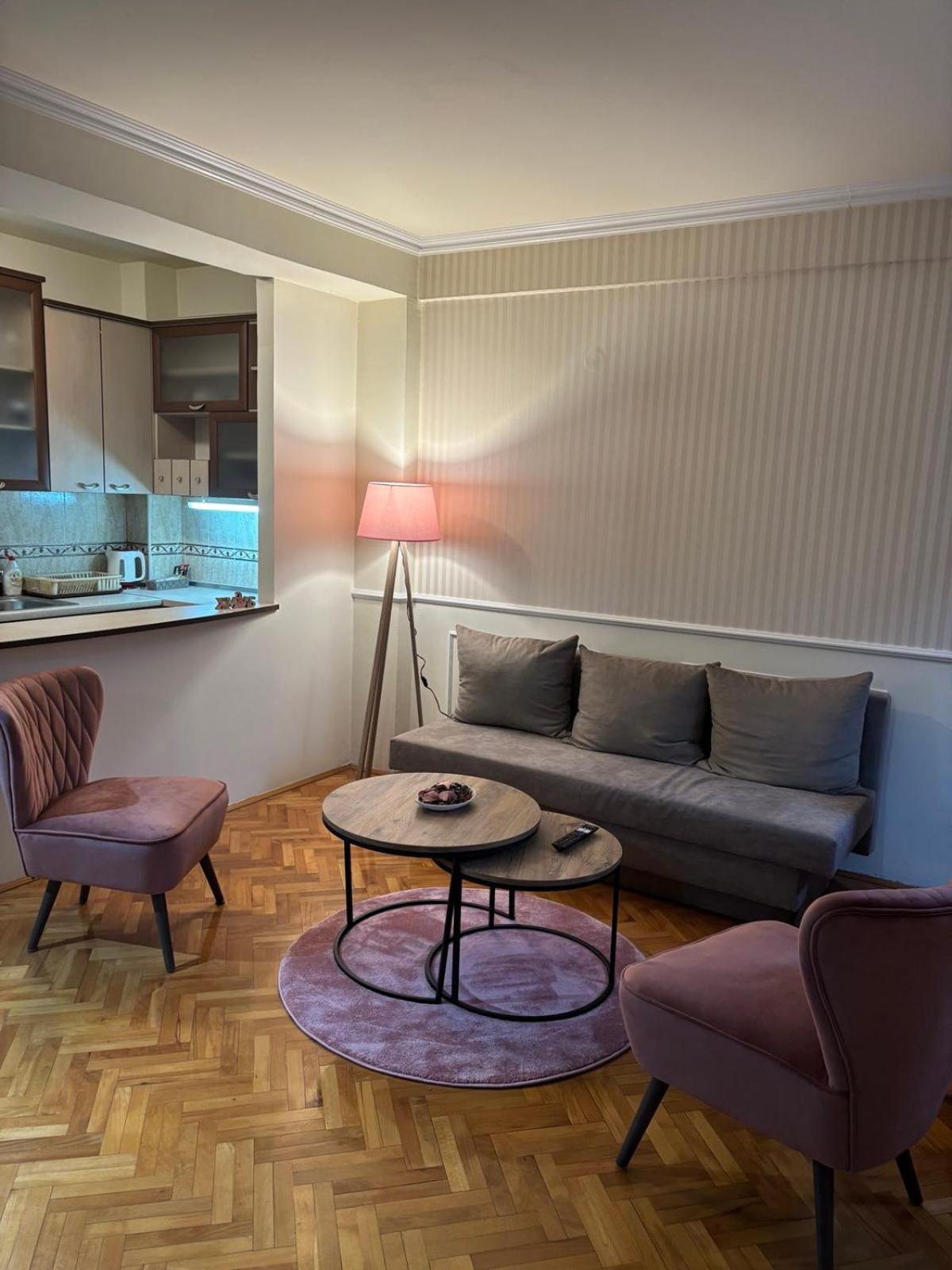 Lovely Square Apartment Purple Velvet Скопье Экстерьер фото